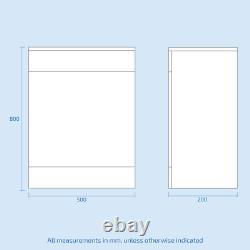 Nes Home Matte Grey 1000mm Vanity Basin WC Vanity Unit & BTW Toilet Flat Pack