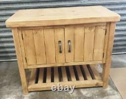 New Solid Wood Rustic Chunky Bathroom Unit, Sink Unit, Bathroom vanity Cupboard