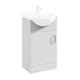 Nuie 450mm Bathroom Vanity Unit, Gloss White Prc101