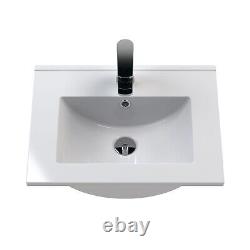 Nuie Classique 500mm Floorstanding Vanity Unit Minimalist Basin Traditional Sink