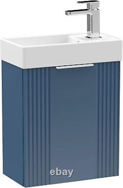 Nuie FLT390 Deco Modern Bathroom Wall Hung Vanity Unit with Basin NO TAP