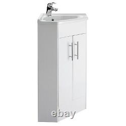 Nuie Mayford Corner Vanity Unit with Basin 550mm Wide 1 Tap Hole