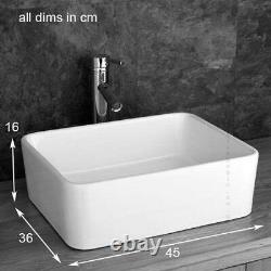 Oak Bathroom Washstand Vanity Unit 750mm Wide Freestanding Unit With Sink Basin
