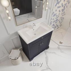 Old London Floor Standing Vanity Unit with Basin 800mm Timeless Sand