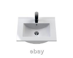 Rapture Floor Standing Vanity Basin Unit with Minimalist Ceramic Basin Tap Not