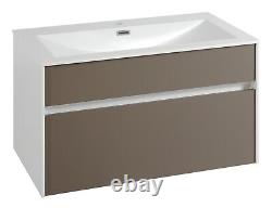 Ravello Brown Vanity Unit 800mm Rrp £649