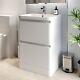 Regis Forma White Gloss Freestanding Vanity Unit With Basin 600mm