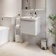 Regis Forma White Wall Hung Vanity 500mm Width Unit Only