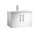 Roper Rhodes'viva' 600mm Wall Mounted Vanity Unit With Sink. White