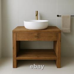 Rustic wash stand shelf washstand sink unit hand crafted rustic bathroom