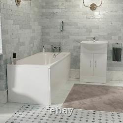 Senore Bathroom Suite 1700mm Vanity Unit WC Close Coupled Toilet Taps Waste