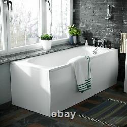 Senore Bathroom Suite 1700x700mm Bath Close Coupled WC Toilet Basin Vanity Unit