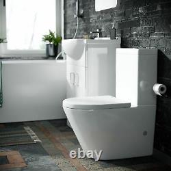Senore Bathroom Suite 1700x700mm Bath Close Coupled WC Toilet Basin Vanity Unit