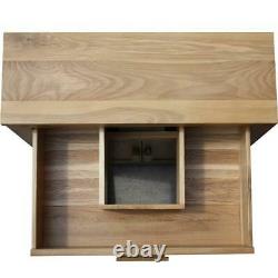 Solid Oak Bathroom Cabinet Compact Vanity Sink Small Bathroom Vanity Units