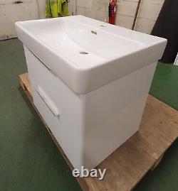 TL1533 Laufen 4022921102611 base vanity unit with 2 drawers white & basin