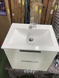 TL210 Vitra 60326 ECORA 60cm Vanity Unit with 2 Drawers and Basin EX-DISPLAY