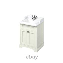 TLC715i BURLINGTON FF8S 2 DOOR VANITY UNIT 65cm SAND & BASIN (1TH OR 2TH)