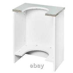 Tamar Under Sink White Grey Vanity Unit Wooden Storage Cabinet Bathroom Cupboard