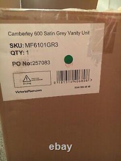 The Bath Co. Camberley Satin Grey Vanity Unit