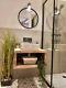 The Thistle Wash Stand Crafted Rustic Bathroom Vanity Floating Countertop Unit
