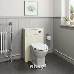 Traditional 950mm Bathroom Toilet WC Basin Vanity Unit Combined Furniture Ivory