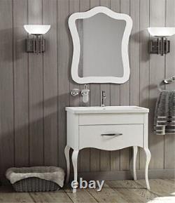 Traditional Vanity Unit Suite Bathroom Vanity, Basin & Mirror