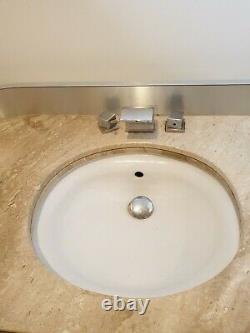 Used bathroom vanity unit sink basin