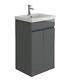 Vanity Basin Sink Unit 500mm Anthracite Grey Floor Furniture