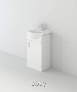 Vanity Basin Unit Storage Bathroom Drawer Unit Cabinet Furniture Set White