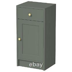 Vanity Unit Back To Wall Toilet Shelf Storage Combination Furniture Green 1820mm