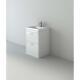 Vanity Unit Basin Sink Freestanding Bathroom Storage Cabinet Gloss White Grey