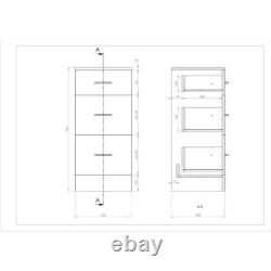 Vanity Unit Combined Sink Toilet Bathroom Suite Furniture Set 1400mm Pan Cistern