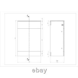 Vanity Unit Combined Sink Toilet Bathroom Suite Furniture Set 1400mm Pan Cistern