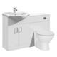 Vanity Unit Combined Sink Toilet Bathroom Suite Furniture Set Pan Cistern 1150mm