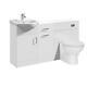 Vanity Unit Combined Sink Toilet Bathroom Suite Furniture Wc Set Laundry 1300