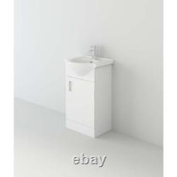 Vanity Unit Combined Sink Toilet Bathroom Suite Furniture WC Set Laundry 1300