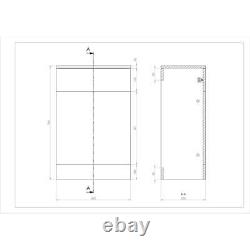 Vanity Unit Combined Sink Toilet Bathroom Suite Furniture WC Set TallBoy 1600mm