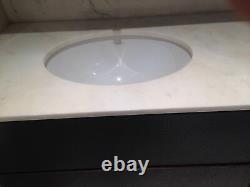 Vanity Unit Italian marble work top white