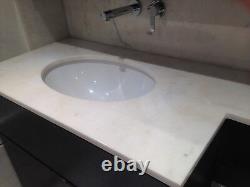 Vanity Unit Italian marble work top white