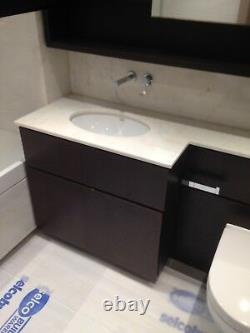 Vanity Unit Italian marble work top white