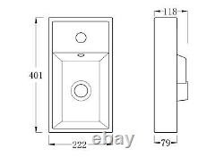 Vanity Unit Sink Basin Close Couplet Bathroom Toilet WC Unit Cloakroom Set White