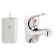 Vanity Unit Sink Basin Furniture Bathroom Set Corner & Mono Chrome Mixer Tap