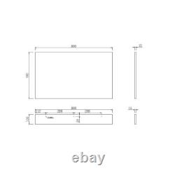 Vanity Unit Sink Basin Furniture Set Bathroom Mono Chrome Mixer Tap 550
