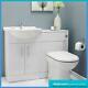 Vanity Unit & Toilet Unit Bathroom Furniture 650mm + 600mm(1250mm Run) Full Deal