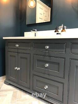 Vanity Unit Washstand Quartz Solid Hardwood Bespoke Made to Order