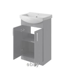 Vanity Unit & basin set grey