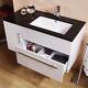 Vanity Unit With Basin For Bathroom Ensuite Wall Hung Soft Closing Modern