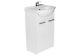 Vanity Unit With Ceramic Wash Basin, 50cm Bathroom Storage Cabinet