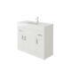 Veebath Basin Sink Vanity White Bathroom Furniture Cabinet Storage Unit-1000mm