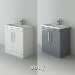 VeeBath Ceti Floor Standing Vanity Bathroom Furniture Basin Cabinet Unit 800mm